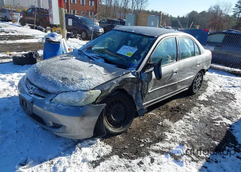 2004 Honda Civic Lx from USA, damaged, VIN 2HGES15524H526854